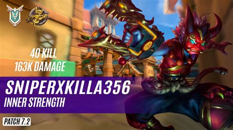 40 Kill 163k Damage Sniperxkilla356 Talus Paladins Competitive Master