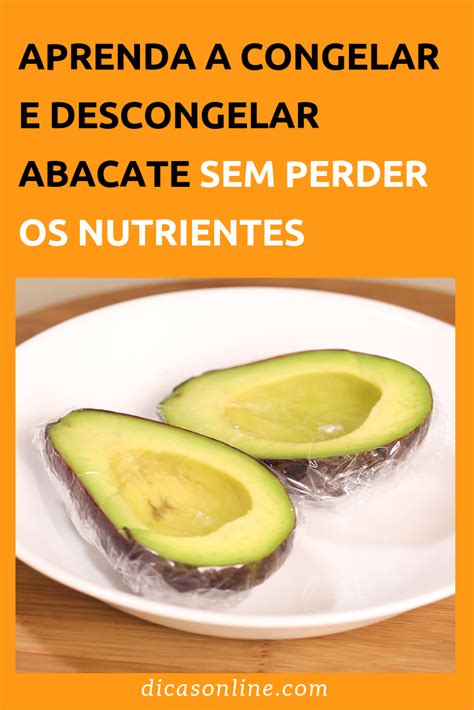 Congelar Abacate Como Fazer Low Carb Vegan Vegan Keto Vegan