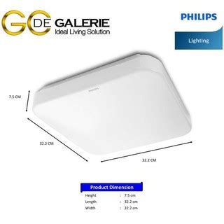 Jual Lampu Plafon Kotak Philips Led W Watt Ceiling Light