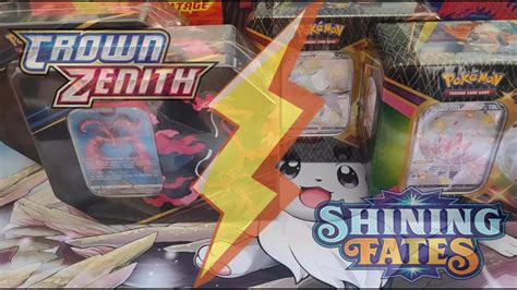 Crown Zenith Vs Shining Fates Mejores Sets Para Comenzar A