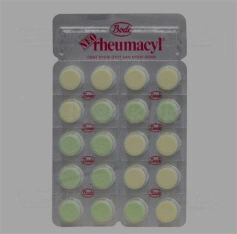 Neo Rheumacyl Strip Isi Tablet Remasil Neo Remasil Obat Nyeri