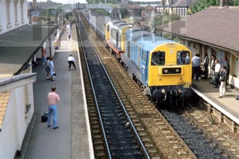 35mm Slide Br British Railways Diesel Loco Class 20 20059 200151 Flint 1991 Orig £7 50 Picclick Uk