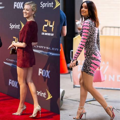 Leg Battle Yvonne Strahovski Vs Camila Mendes Rcelebbattles