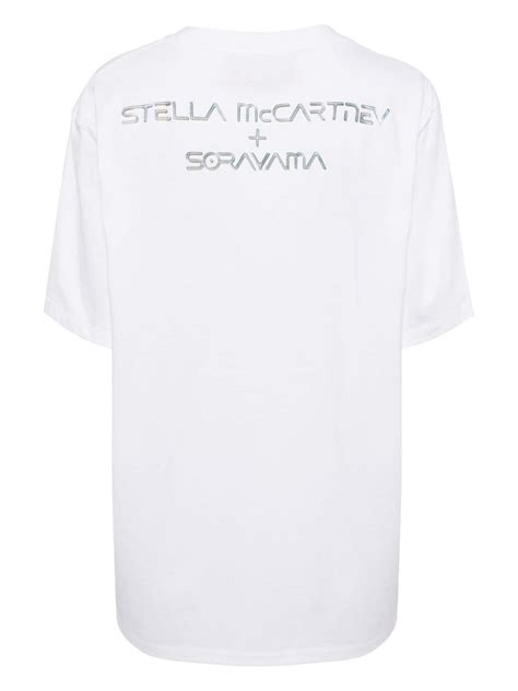 Stella Mccartney X Sorayama Vitruvian Woman Cotton T Shirt Farfetch