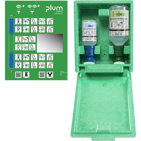 Emergency Wall Box With Eye Wash Bottles Ml Naci Ml Ph