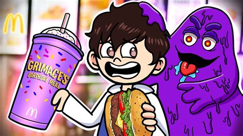 La Verdadera Historia De Grimace Shake En Roblox Degoboom Youtube