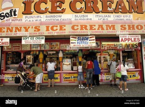 Coney Island Ice Cream Ndennys Delight Ice Cream Stand On Surf