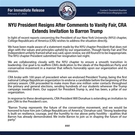 Kaya Walker Resigns as NYU College Republicans President After Calling ...