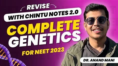 Complete Genetics One Shot Chintu Notes Neet Dr Anand