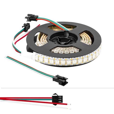 Tiras Led Inteligente Ic V Dc Metros Ip Ch M Chip Led