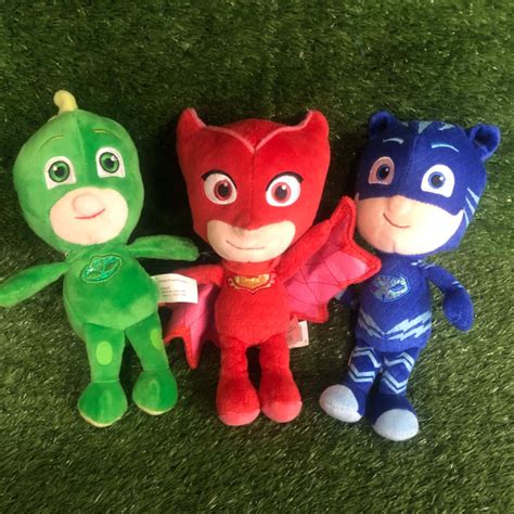 Pj Masks Catboy Gekko And Owlette Plush Toyss