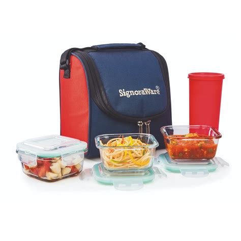 Signoraware Best Glass Lunch Box 1503 Swag Workstore