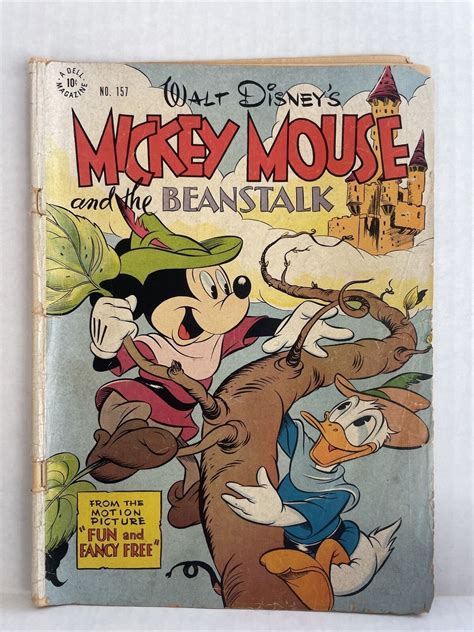 Four Color 157 1947 Dell Mickey And The Beanstalk Comic Books