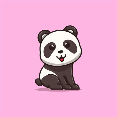 Beb Panda Caricatura Icono Ilustraci N Vector Premium