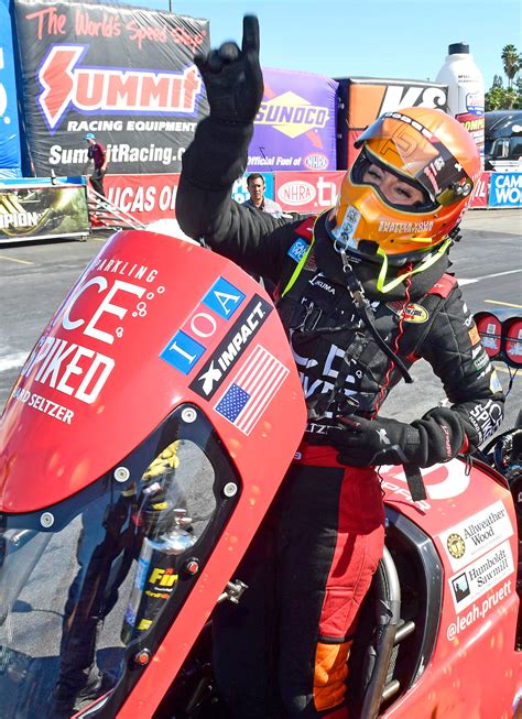 Leah Pruett Wins Top Fuel Capps Wins Funny Car At Nhra Winternationals