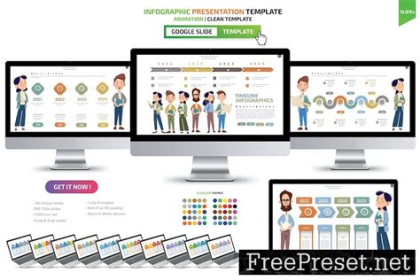 Infographic Google Slides Templates AKVLKAB