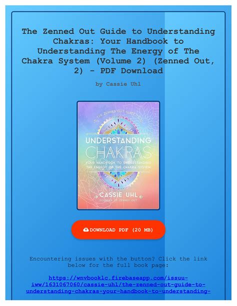 Pdf Ebook The Zenned Out Guide To Understanding Chakras Your Handbook