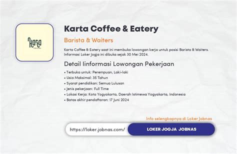 Lowongan Kerja Barista Waiters