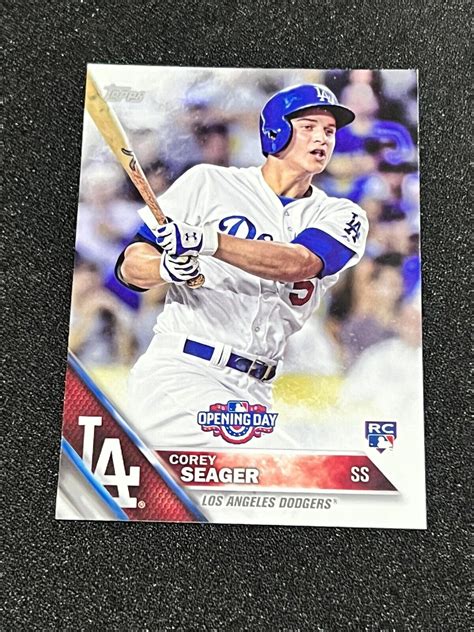 2016 Topps Opening Day OD 48 Corey Seager RC Rookie ROY Dodgers EBay