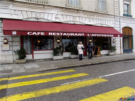 Cafe In Geneva Free Image № 50056