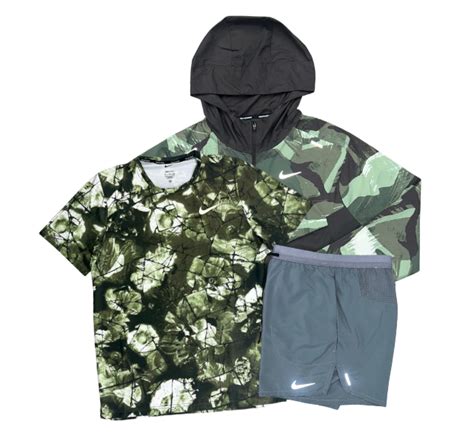 Nike Miler T Shirt Windrunner Flex Stride Shorts Outfit Oil Gree