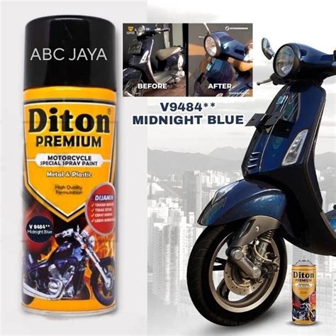 Jual Pilok Pylox Cat Semprot Diton Premium Midnight Blue V 9484