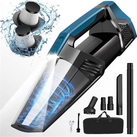 Blestan Handheld Vacuum Cordless Car Vacuum With Led Light