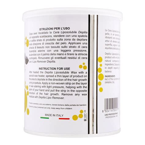 Buy Depilia Honey Liposoluble Depilatory Wax Ml Online At