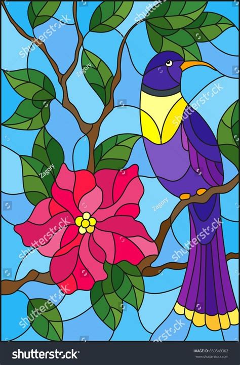 Рисунки для витража на стекле - 76 фото