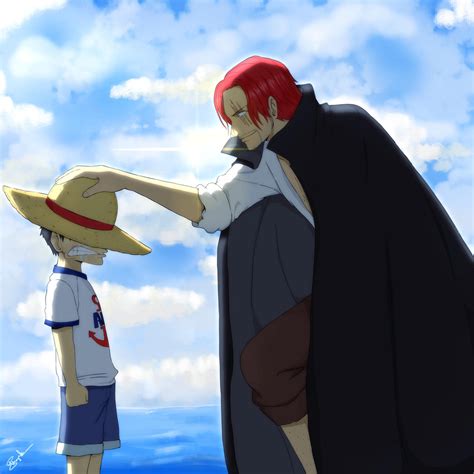 Shanks Giving His Straw Hat To Luffy by mrstrawhat1 on DeviantArt