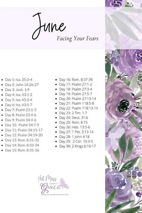 Free June Bible Reading Plan Read Bible Scripture Writing Plans