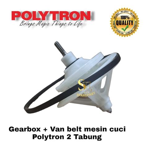 Jual Set Gearbox Vanbelt Mesin Cuci Polytron PWM 8556 2 Tabung