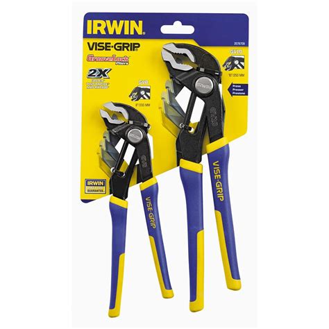 Irwin Plier Set 2 Pc Groove Joint Pliers Msc Direct