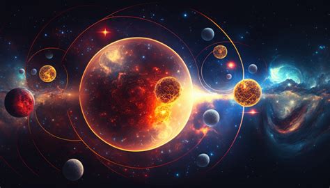 Wallpaper Ai Art Colorful Illustration Moon Planet Stars Galaxy