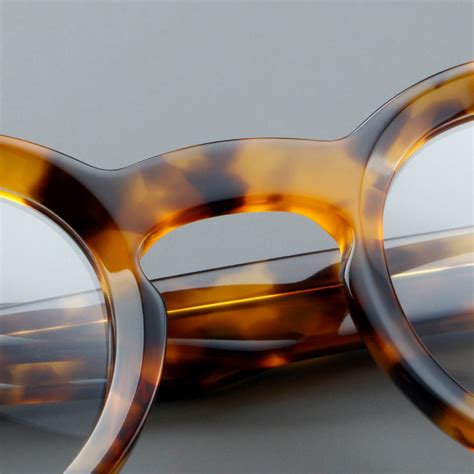 Jade Retro Round Acetate Optical Frame Fomolooo