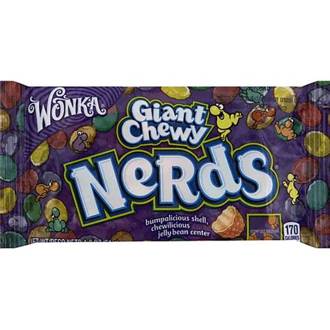 WONKA NERDS Giant Chewy Nerds® 1.8 oz. Pouch | Packaged Candy | Priceless Foods