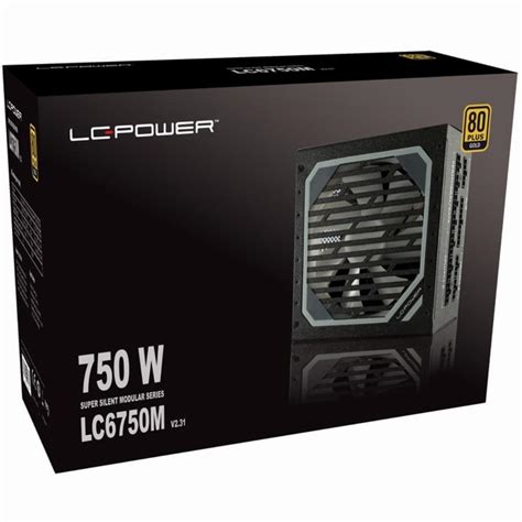 Lc Power Lc6750m V231 Maitinimo Blokas 750 W 24 Kontaktų Atx Atx Juodas Modelis Lc6750m V2