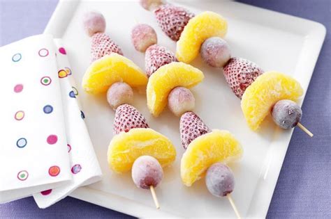 Frozen Fruit Skewers