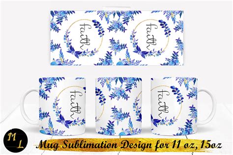 Faith Mug Sublimation Mug Png Graphic By Daryaboska Creative Fabrica