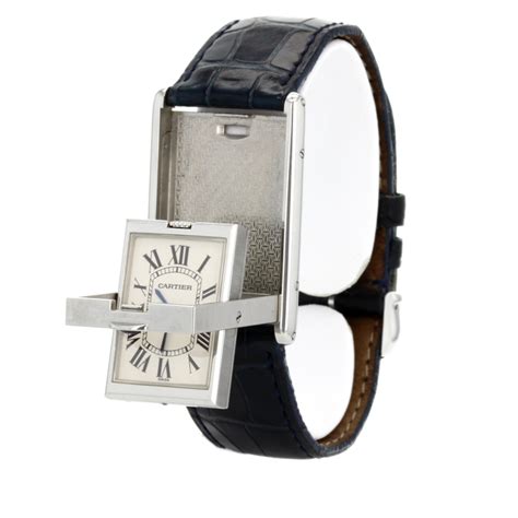 Orologio Da Polso Cartier Tank Basculante Collector Square