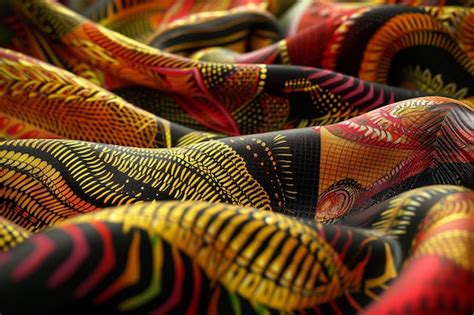 Premium Photo | Illustrate African fabric painting