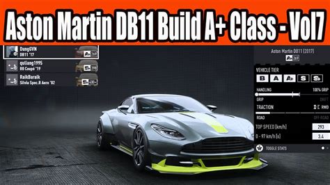 Aston Martin DB11 Build A Class Car In NFS Unbound Vol 7 YouTube