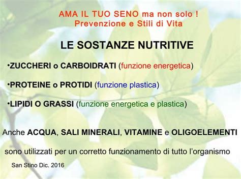 Sana Alimentazione E Corretti Stili Di Vita PPT