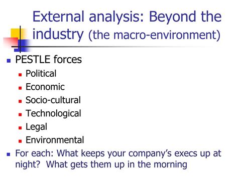 Ppt Man 4720 Strategic Management Week 4 External Analysis