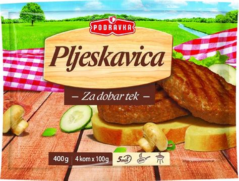 Pljeskavica Ili Pljeskavica Pikant Podravka 400 G NTL Akcija