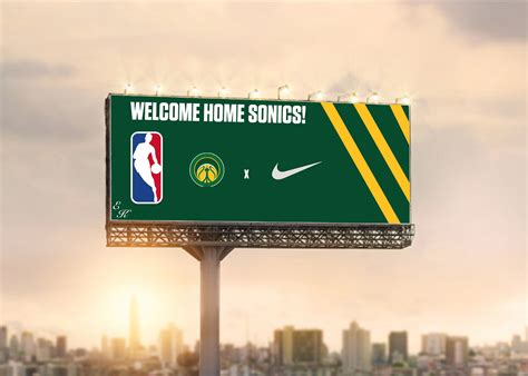 Seattle Supersonics 2020 Nba Rebrand On Behance