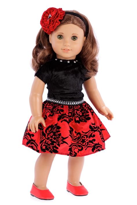 Holiday Spirit - Clothes for 18 inch American Girl Doll - Party Dress ...