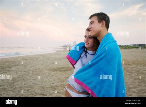 Man Watching Girl Bikini Hi Res Stock Photography And Images Alamy