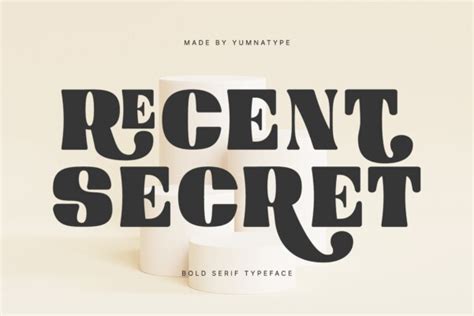 Recent Secret Font - Free Font