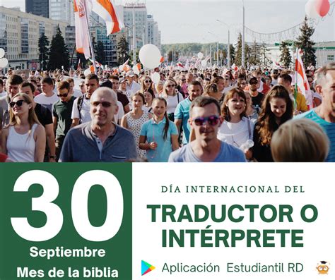 D A Internacional Del Traductor O Int Rprete Calendario Escolar